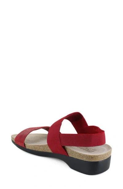Munro Pisces Sandal In Red