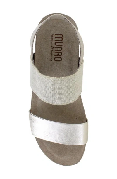 Munro Pisces Sandal In Neutral