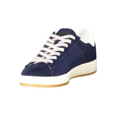 Esercito 1659 Blue Polyurethane Men Men's Sneaker In Blue