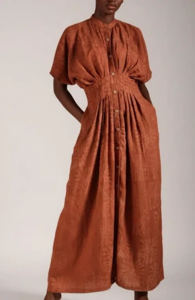 Elisamama Buga Dress In Brown