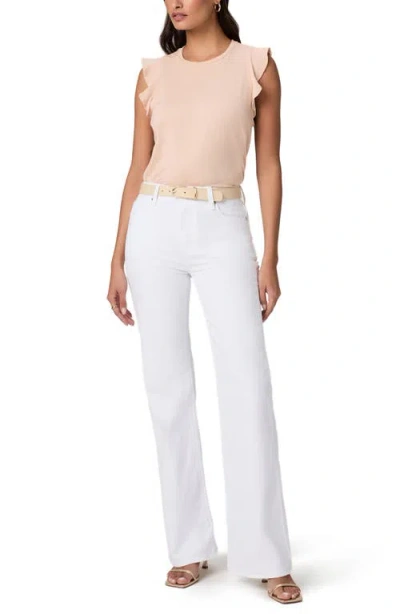 Paige Sofia Flared-leg Jeans In White