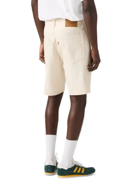 Levi's 501 Original Straight Lightweight Denim Shorts In Neutral