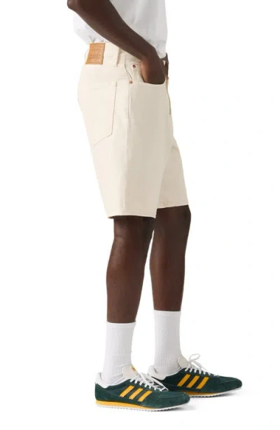 Levi's 501 Original Straight Lightweight Denim Shorts In Neutral