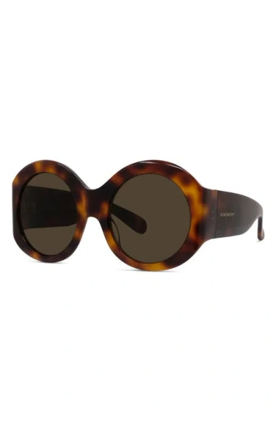 Givenchy Cocoon 56mm Round Sunglasses In Multi