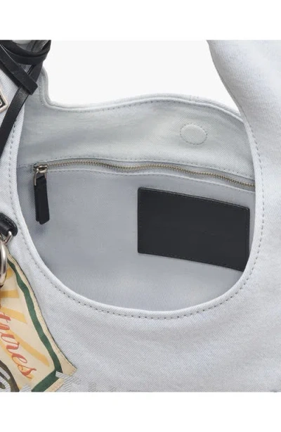 Marc Jacobs The Camp Patchwork Denim Sack Shoulder Bag In Multi
