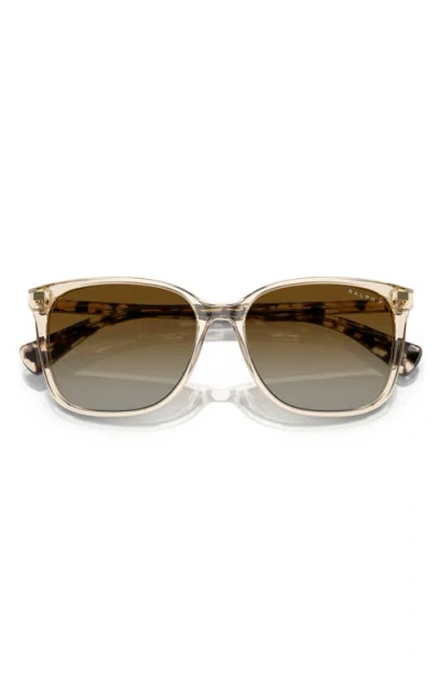 Ralph 56mm Polarized Square Sunglasses