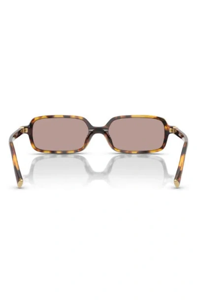 Miu Miu 51mm Rectangular Sunglasses In Multi