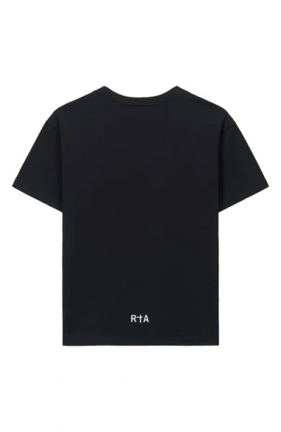 Rta Liam Short Sleeve Tee In Black