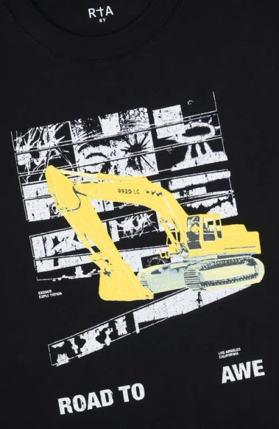 Rta Liam Short Sleeve Tee In Black