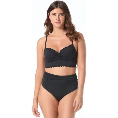 Coco Reef Lavish Crop Top In Black