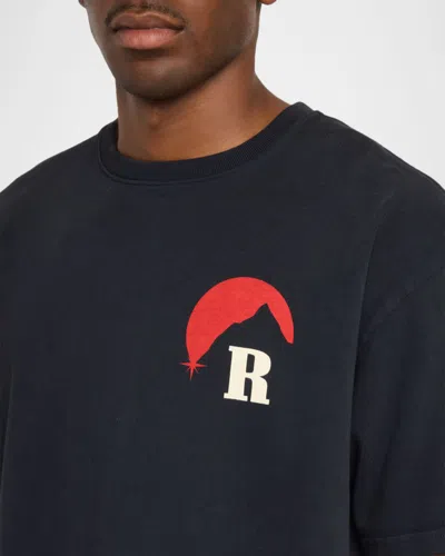 Rhude 'moonlight' T-shirt In Blue