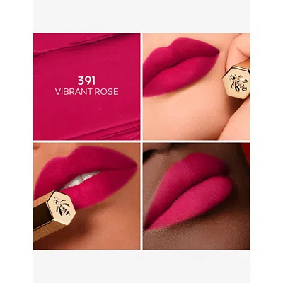 Guerlain 391 Vibrant Rose Kisskiss Honey-infused Intense Lipstick 1.85g In Pink