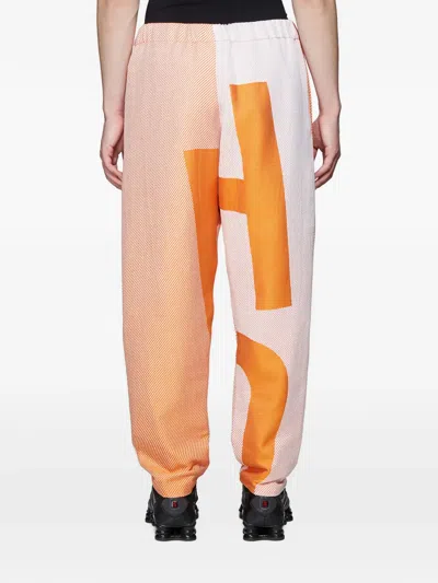 Studio Alch Jacquard Striped Trousers In Multi