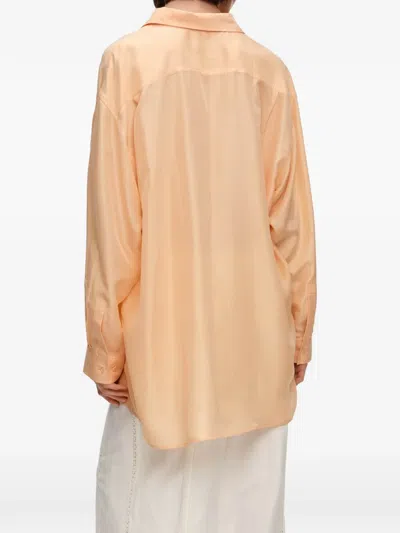 Bimba Y Lola Flap-pocket Silk Shirt In Multi