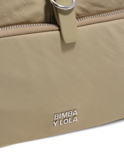 Bimba Y Lola Nylon Multi-pocket Backpack In Gray