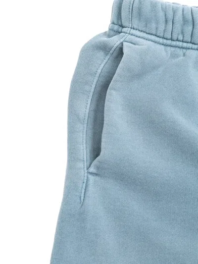Essentials Logo-print Shorts In Blue
