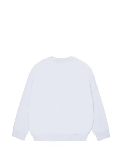 Dsquared2 Logo-embroidered Sweatshirt In White