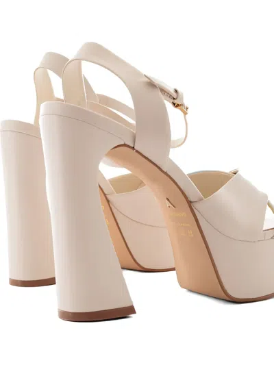 Carrano Crossover-strap Platform Sandals In Multi