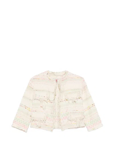 Bye Cotton Blend Short Jacket In Multi