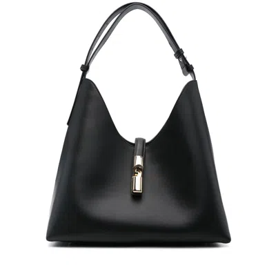 Furla Small Goccia Shoulder Bag In Black