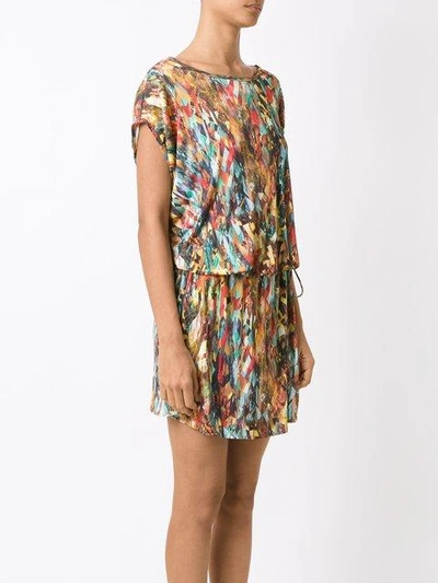 Shop Lygia & Nanny Printed Dress In Multicolour