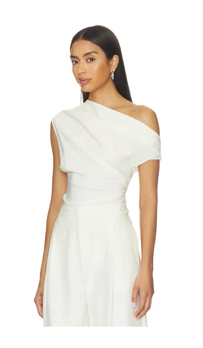 The Sei Off Shoulder Top In White