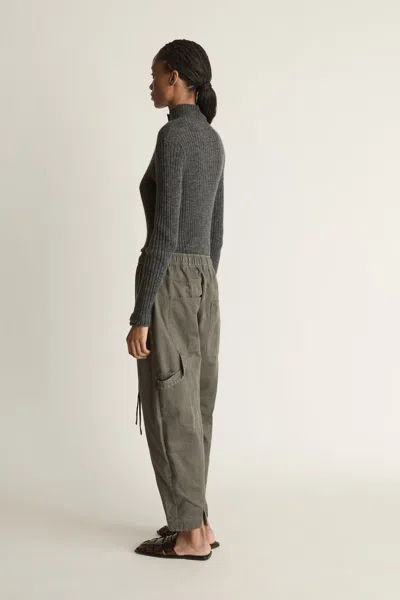 Lee Mathews Harper Drill Pant In Gray