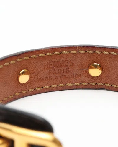Pre-owned Hermes Hermès Chaine D'ancre Bangle In Multi