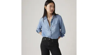 Levi's Plus Size Darlene Shirt In Blue