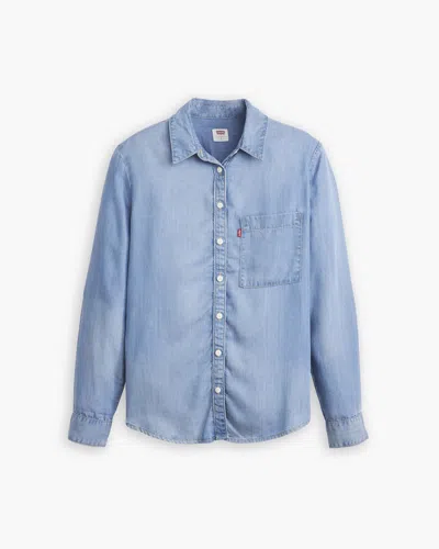 Levi's Plus Size Darlene Shirt In Blue