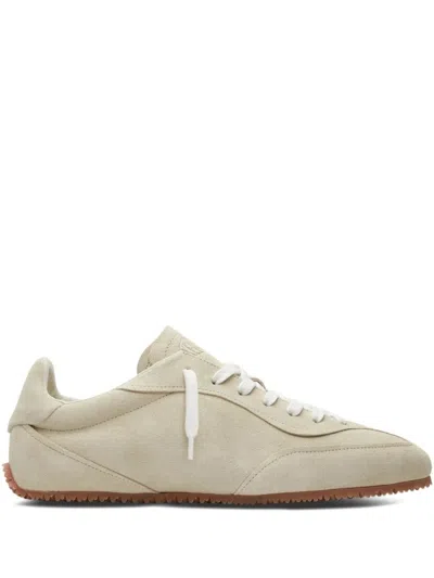 Axel Arigato Daze Runner Beige Sneaker With Logo On The Tongue And Grooved Sole In Suede Man In Neutral
