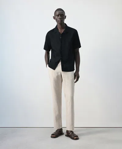 Mango Men's Slim-fit Pants In Nude