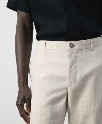 Mango Men's Slim-fit Pants In Nude