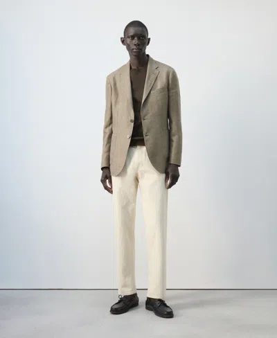Mango Men's Patch Pockets Blazer In Green