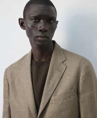 Mango Men's Patch Pockets Blazer In Green