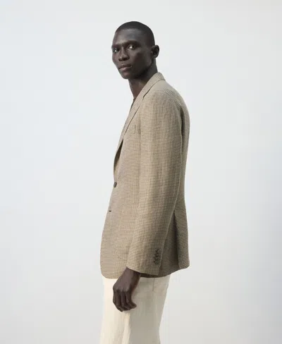 Mango Men's Patch Pockets Blazer In Green