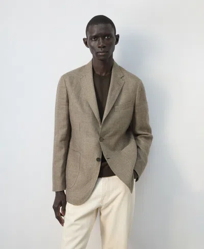 Mango Men's Patch Pockets Blazer In Green
