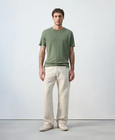 Mango Men's Linen Slim-fit T-shirt In Multi