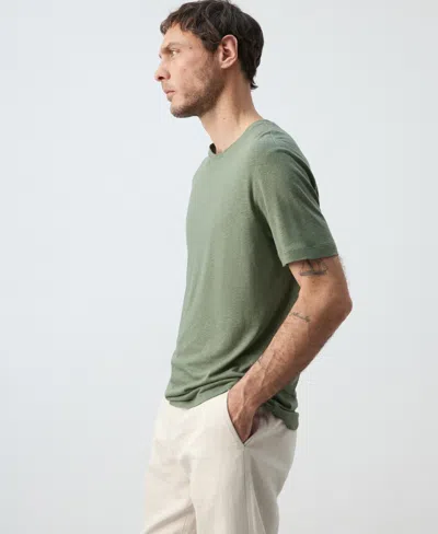 Mango Men's Linen Slim-fit T-shirt In Multi