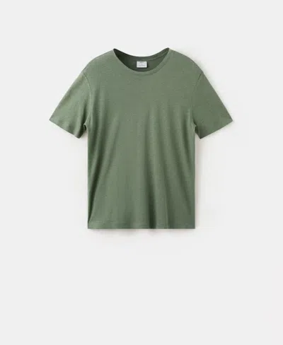 Mango Men's Linen Slim-fit T-shirt In Multi