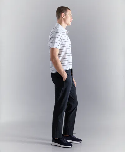Mango Drawstring Straight Leg Poplin Pants In Blue