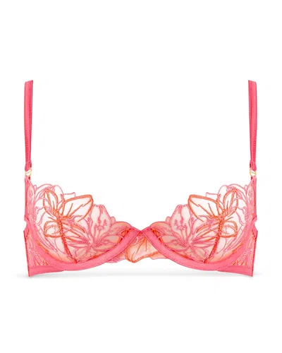 Bluebella Lilly Wured Bra In Pink