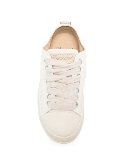 Represent Logo-patch Sneakers In White