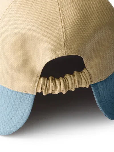 Prada Canvas Hat In Brown