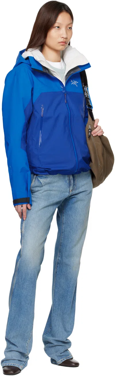Arc'teryx Navy Beta Ar Jacket In Blue