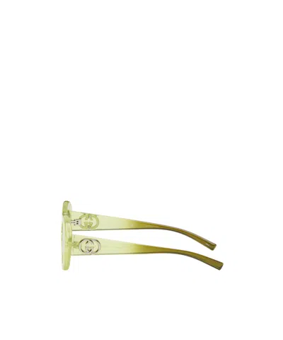 Gucci Eyewear Oval Frame Sunglasses In Multi