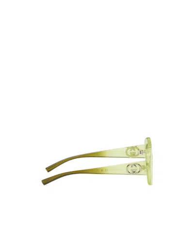 Gucci Eyewear Oval Frame Sunglasses In Multi