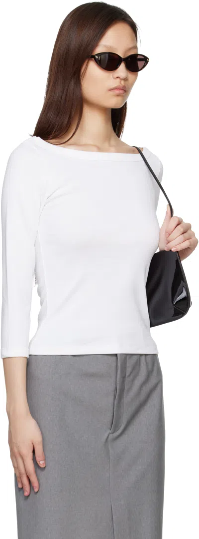 Flore Flore White Steffi T-shirt In White