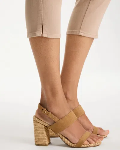 Chico's Pull-on Capri Jeans In Mocha Mousse In Brown