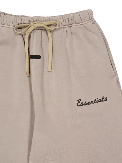 Essentials Drawstring Track Pants In Gray